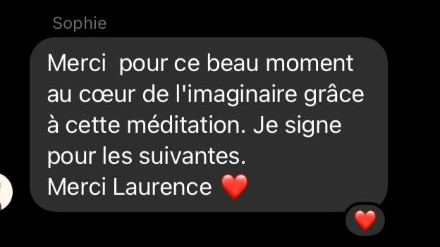 Remerciement pour Transe lucide de Sophie